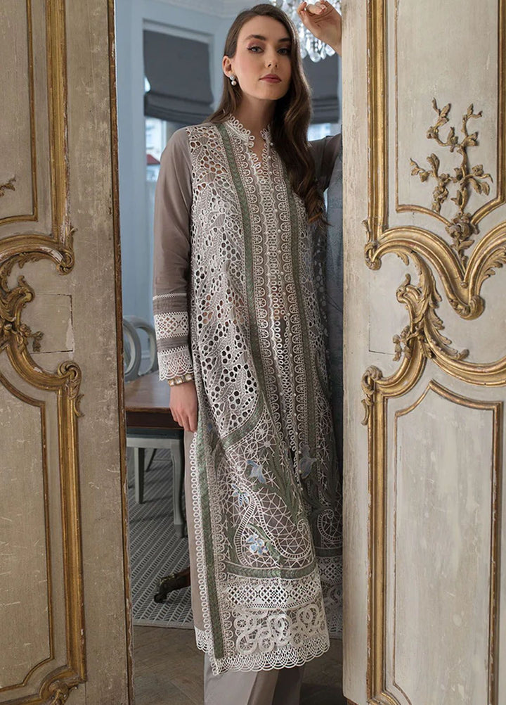 Sobia Nazir Embroidered Lawn Suits Unstitched 3 Piece SN24LL 11B - Luxury Summer Collection