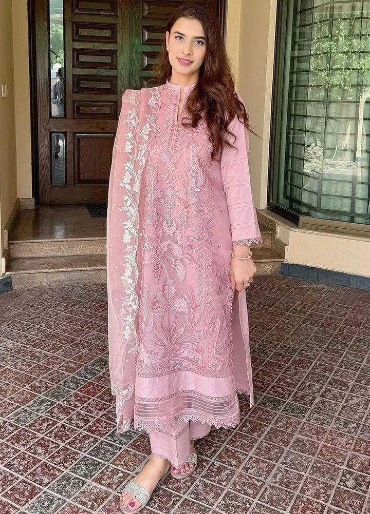 Sobia Nazir Embroidered Lawn Suits Unstitched 3 Piece SN24LL 12A - Luxury Summer Collection