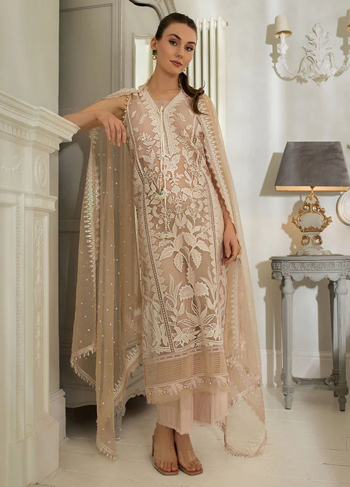Sobia Nazir Embroidered Lawn Suits Unstitched 3 Piece SN24LL 12B - Luxury Summer Collection