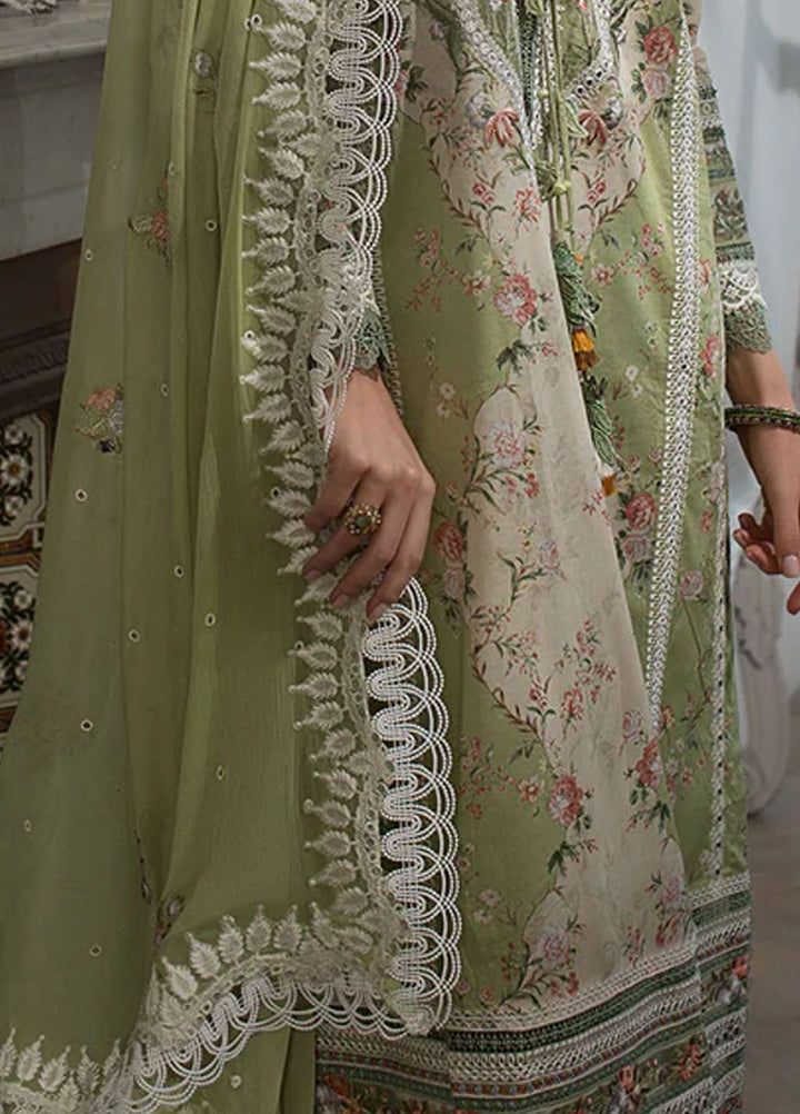 Sobia Nazir Embroidered Lawn Suits Unstitched 3 Piece SN24LL 14A - Luxury Summer Collection
