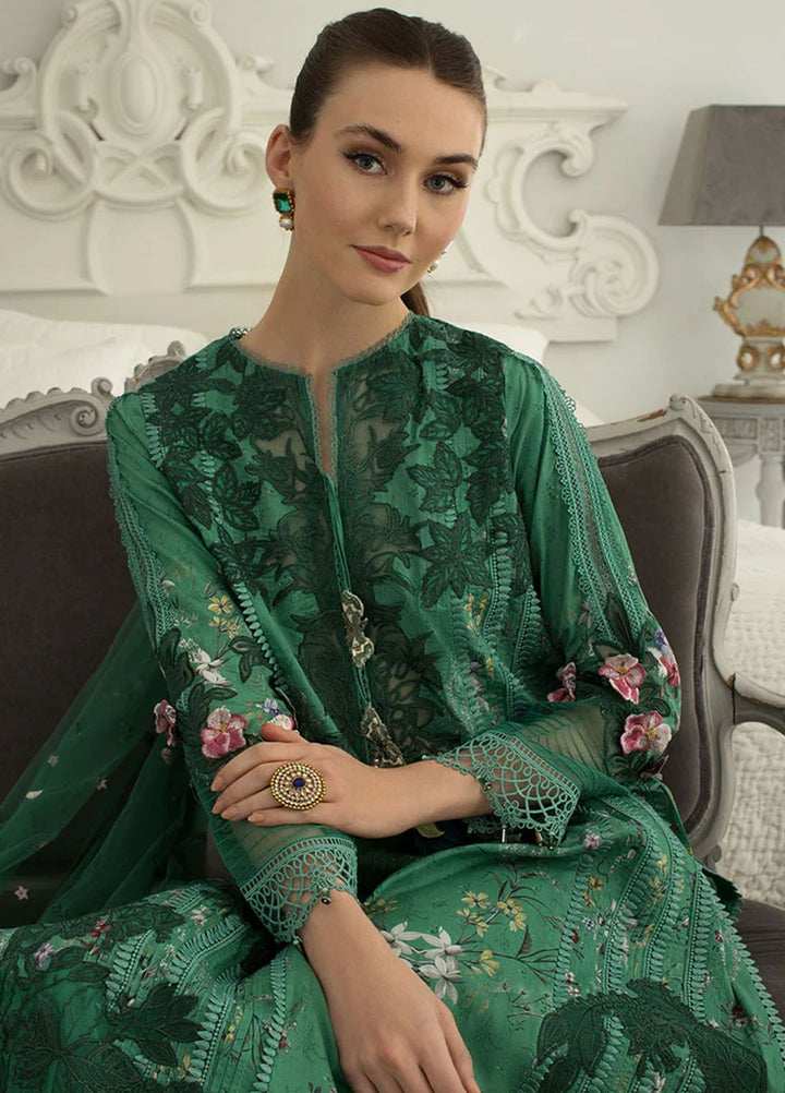 Sobia Nazir Embroidered Lawn Suits Unstitched 3 Piece SN24LL 15B - Luxury Summer Collection