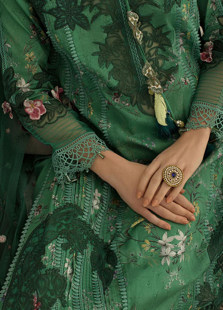 Sobia Nazir Embroidered Lawn Suits Unstitched 3 Piece SN24LL 15B - Luxury Summer Collection