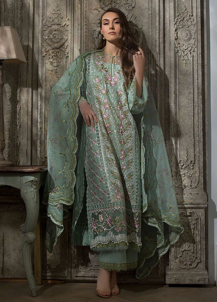 Sobia Nazir Embroidered Lawn Suits Unstitched 3 Piece SN24LL 1A - Luxury Summer Collection