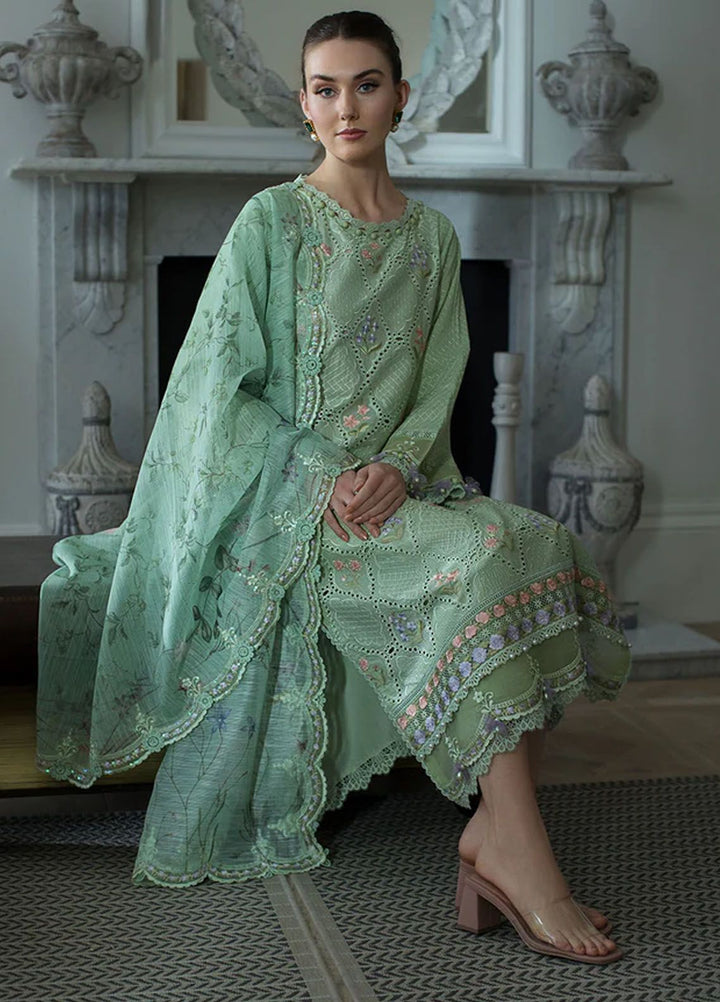 Sobia Nazir Embroidered Lawn Suits Unstitched 3 Piece SN24LL 2A - Luxury Summer Collection