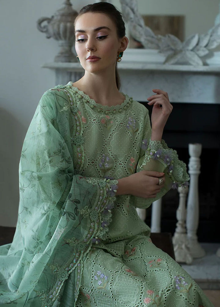 Sobia Nazir Embroidered Lawn Suits Unstitched 3 Piece SN24LL 2A - Luxury Summer Collection