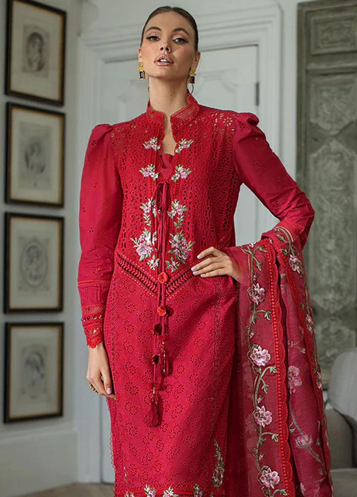 Sobia Nazir Embroidered Lawn Suits Unstitched 3 Piece SN24LL 3B - Luxury Summer Collection