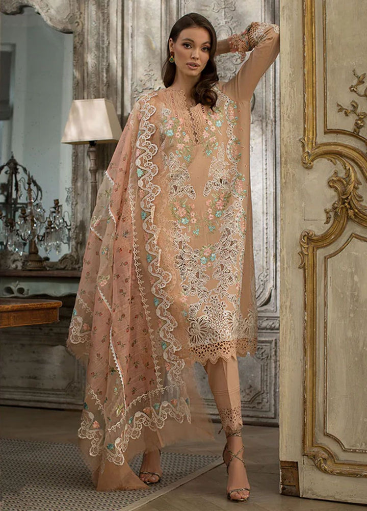 Sobia Nazir Embroidered Lawn Suits Unstitched 3 Piece SN24LL 4B - Luxury Summer Collection