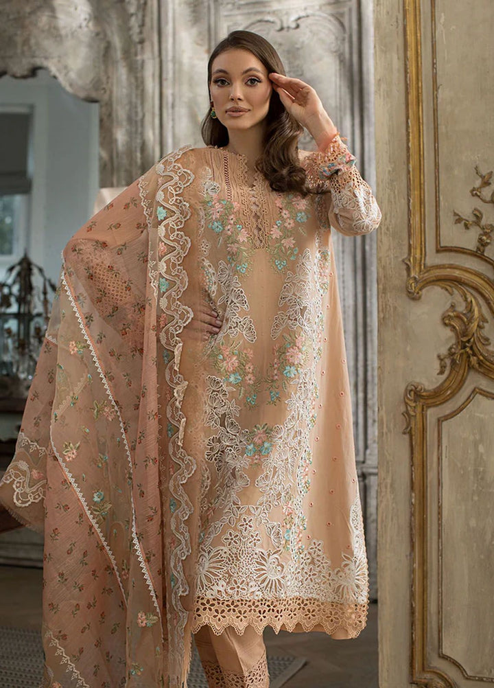 Sobia Nazir Embroidered Lawn Suits Unstitched 3 Piece SN24LL 4B - Luxury Summer Collection