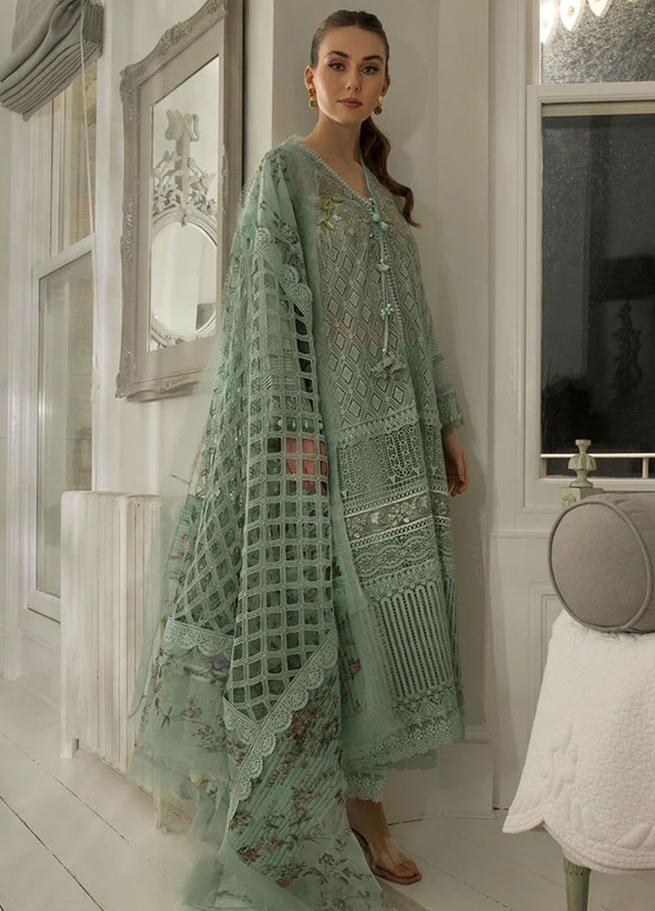 Sobia Nazir Embroidered Lawn Suits Unstitched 3 Piece SN24LL 6B - Luxury Summer Collection