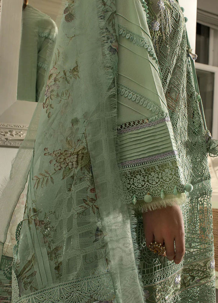 Sobia Nazir Embroidered Lawn Suits Unstitched 3 Piece SN24LL 6B - Luxury Summer Collection