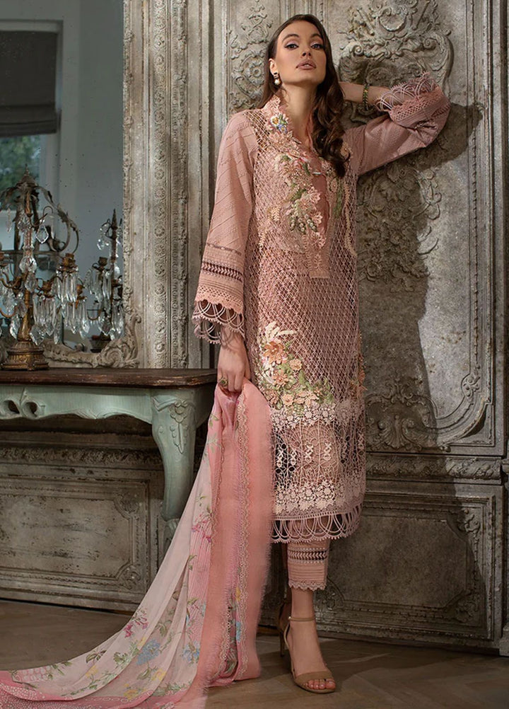 Sobia Nazir Embroidered Lawn Suits Unstitched 3 Piece SN24LL 7B - Luxury Summer Collection