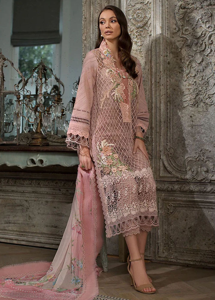Sobia Nazir Embroidered Lawn Suits Unstitched 3 Piece SN24LL 7B - Luxury Summer Collection