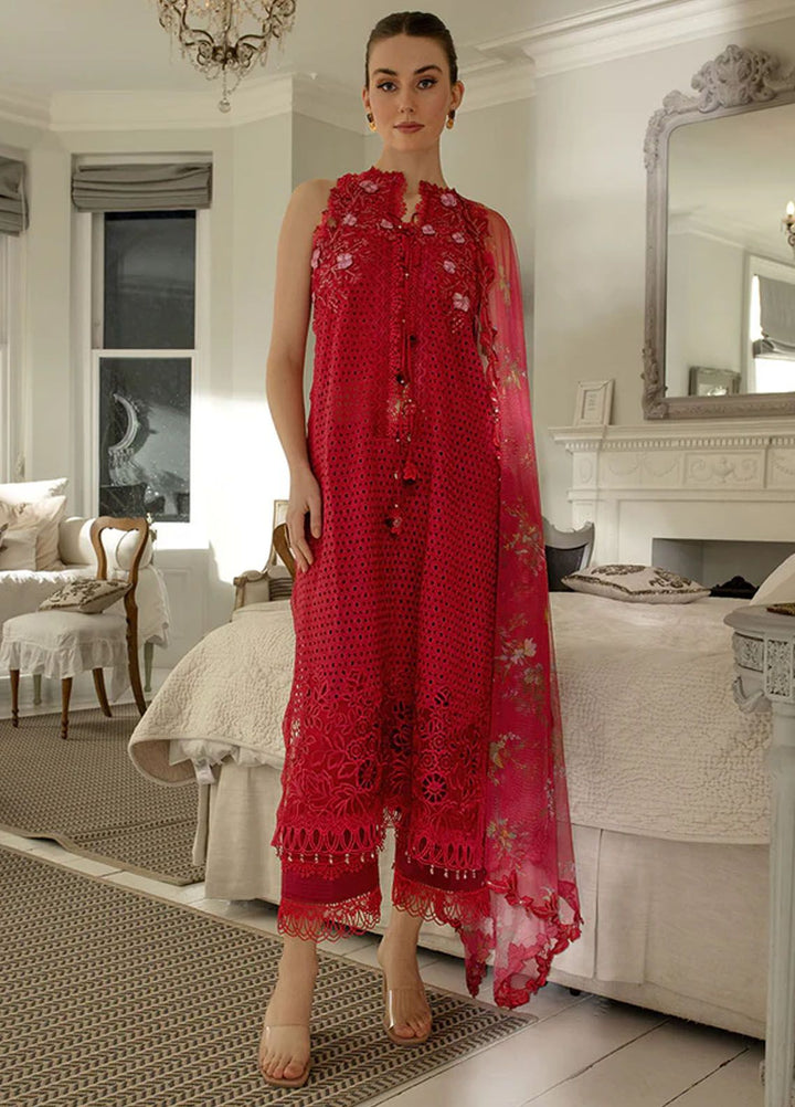 Sobia Nazir Embroidered Lawn Suits Unstitched 3 Piece SN24LL 8B - Luxury Summer Collection