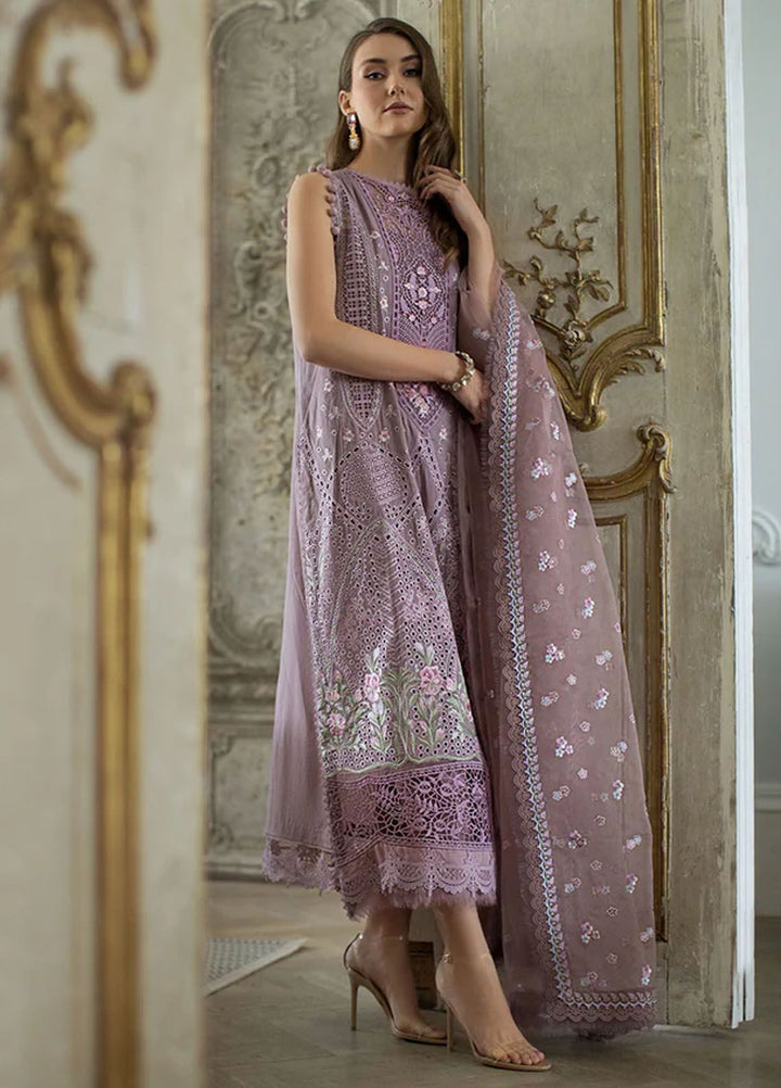 Sobia Nazir Embroidered Lawn Suits Unstitched 3 Piece SN24LL 9A - Luxury Summer Collection