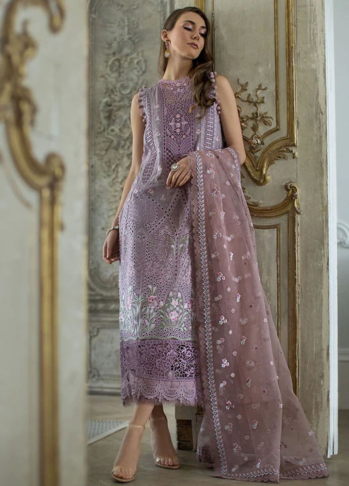 Sobia Nazir Embroidered Lawn Suits Unstitched 3 Piece SN24LL 9A - Luxury Summer Collection