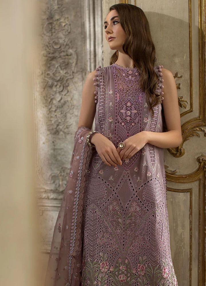 Sobia Nazir Embroidered Lawn Suits Unstitched 3 Piece SN24LL 9A - Luxury Summer Collection