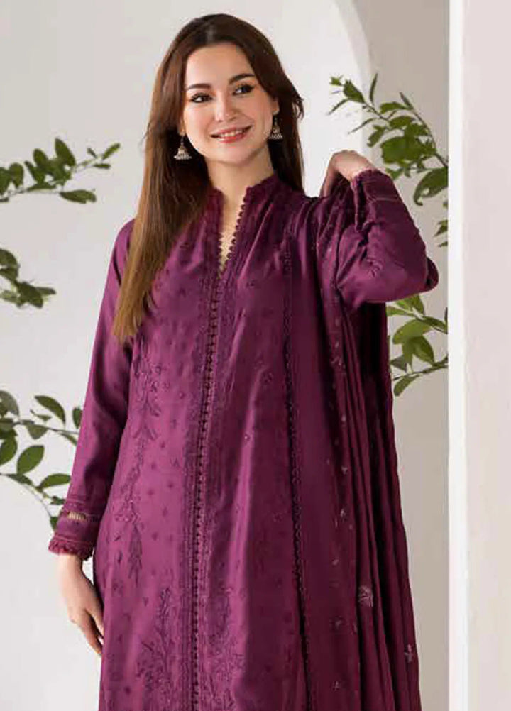 Sobia Nazir Embroidered Suit Unstitched 3 Piece SN24W D-02 A - Winter Collection