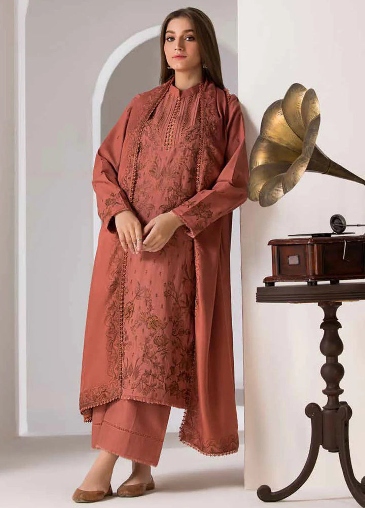 Sobia Nazir Embroidered Suit Unstitched 3 Piece SN24W D-03 B - Winter Collection