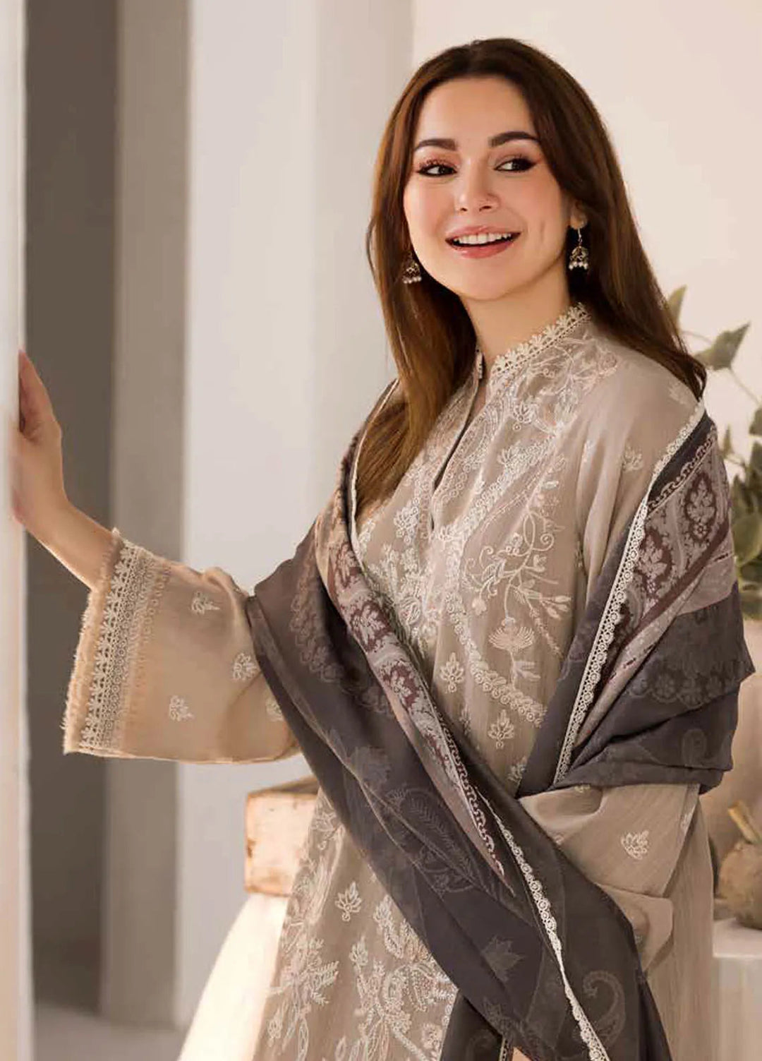 Sobia Nazir Embroidered Suit Unstitched 3 Piece SN24W D-04 A - Winter Collection