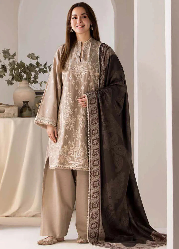 Sobia Nazir Embroidered Suit Unstitched 3 Piece SN24W D-04 A - Winter Collection