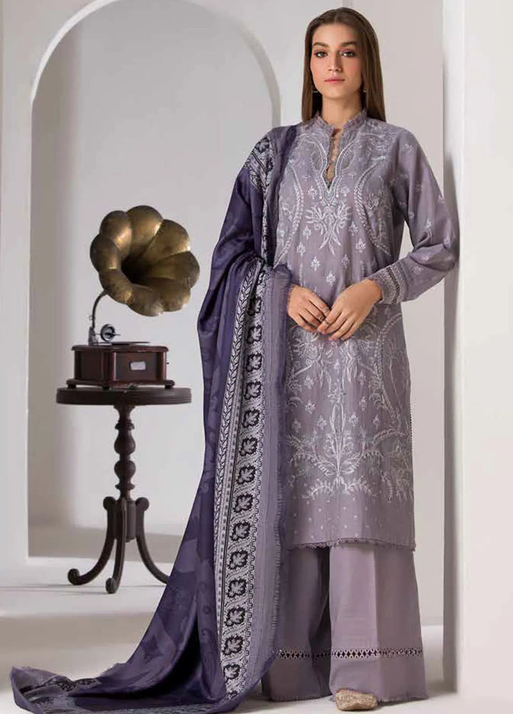 Sobia Nazir Embroidered Suit Unstitched 3 Piece SN24W D-04 B - Winter Collection