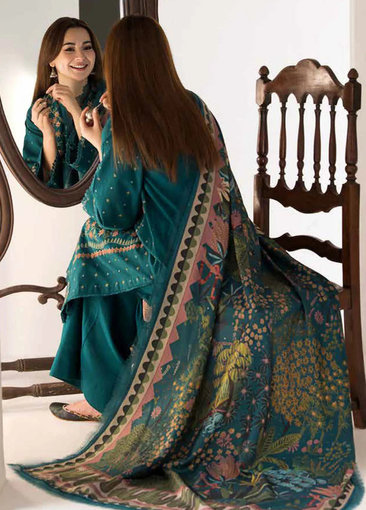 Sobia Nazir Embroidered Suit Unstitched 3 Piece SN24W D-05 A - Winter Collection