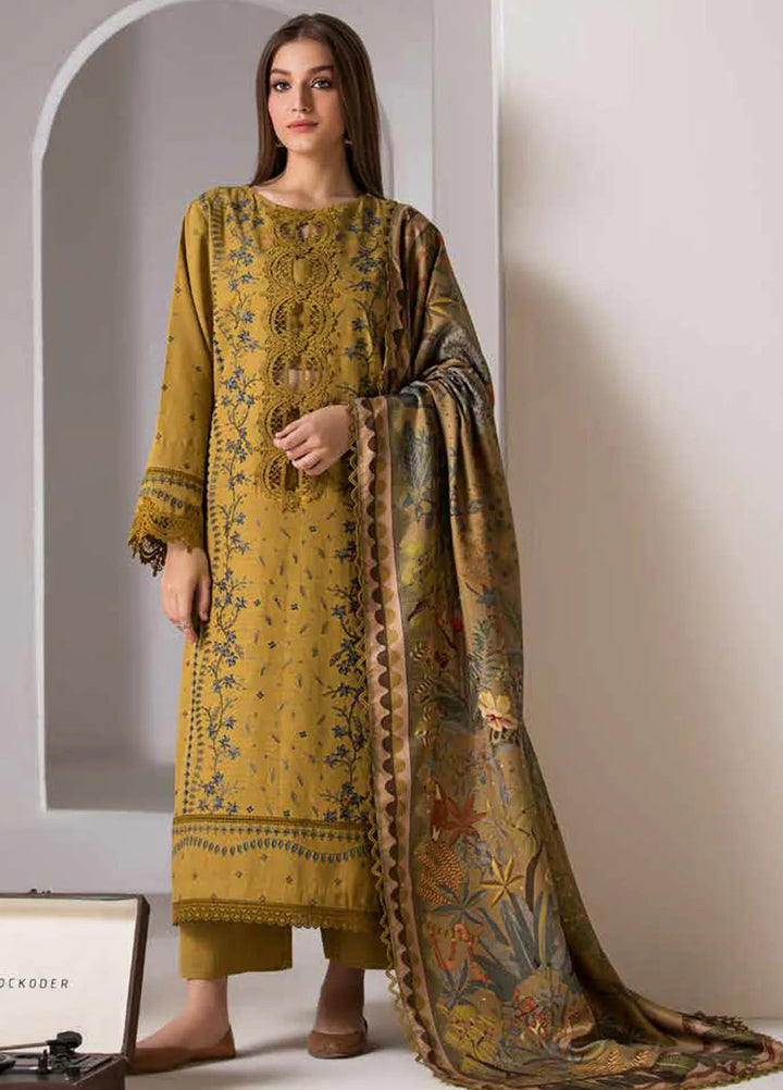 Sobia Nazir Embroidered Suit Unstitched 3 Piece SN24W D-05 B - Winter Collection