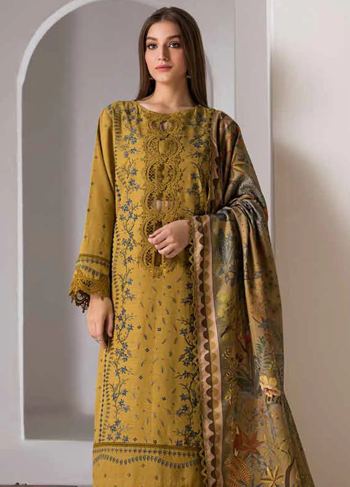 Sobia Nazir Embroidered Suit Unstitched 3 Piece SN24W D-05 B - Winter Collection
