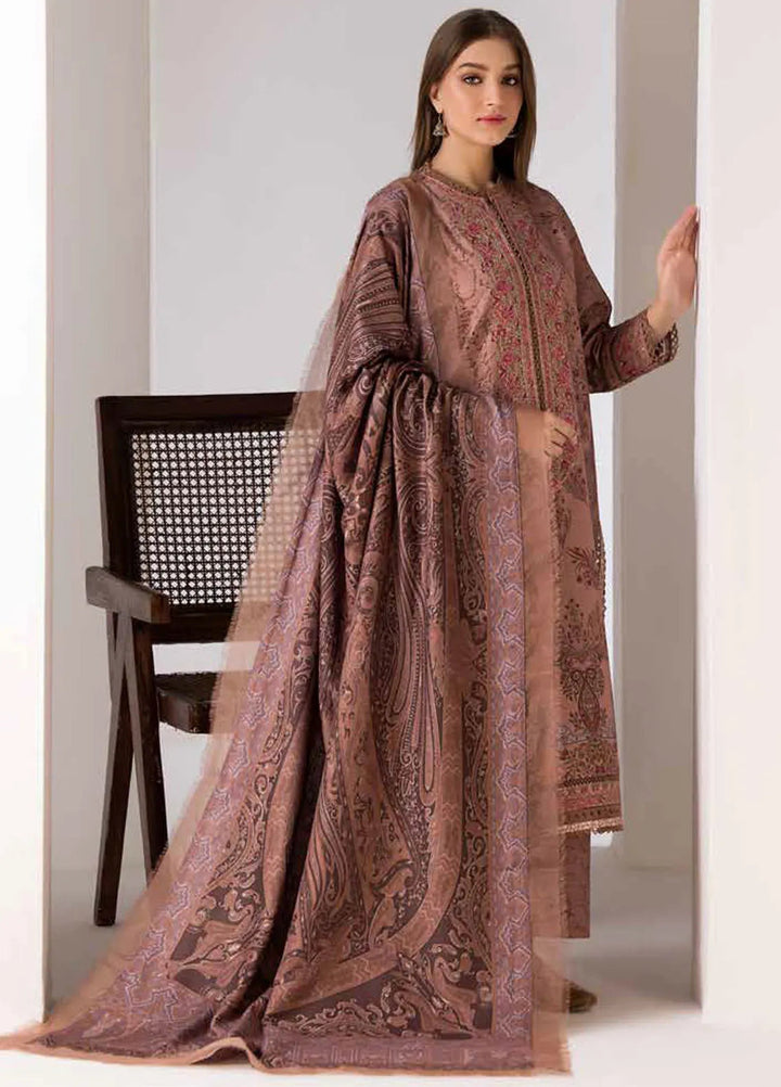 Sobia Nazir Embroidered Suit Unstitched 3 Piece SN24W D-07 A - Winter Collection