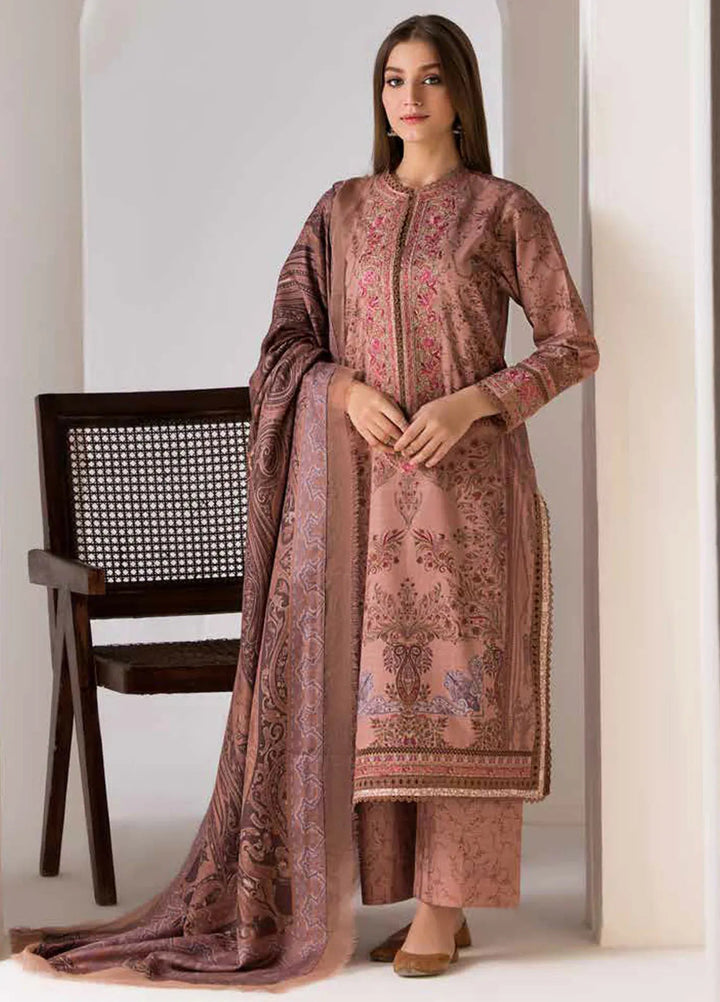 Sobia Nazir Embroidered Suit Unstitched 3 Piece SN24W D-07 A - Winter Collection