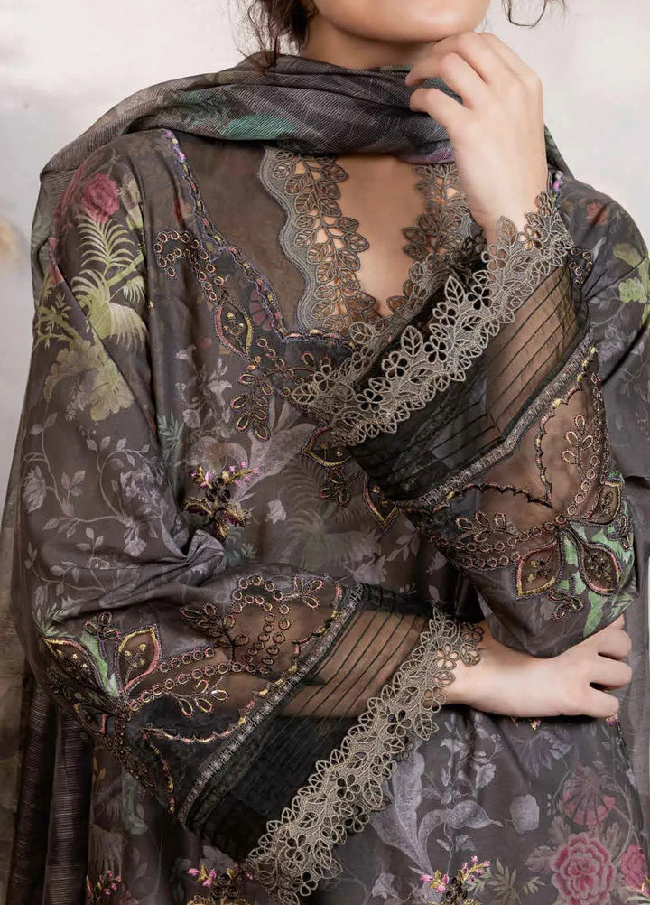 Sobia Nazir Embroidered Suits Unstitched 3 Piece SN24FE D-03 B - Fall Winter Collection