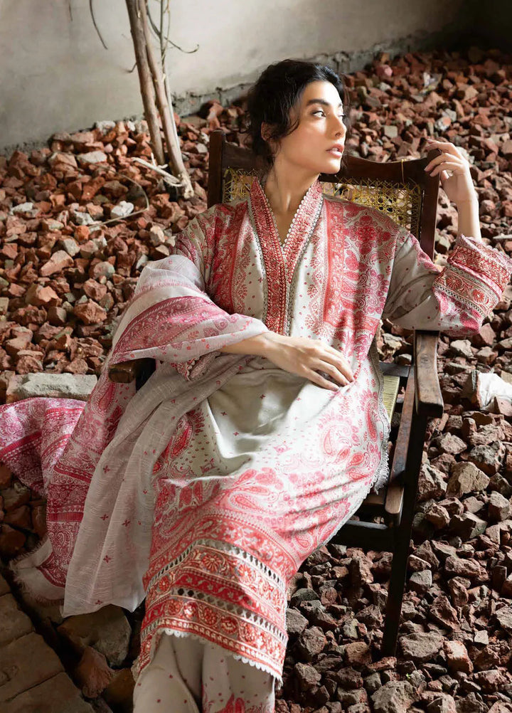 Sobia Nazir Embroidered Suits Unstitched 3 Piece SN24FE D-05 A - Fall Winter Collection