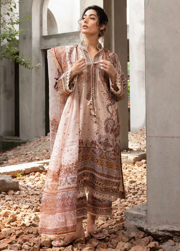Sobia Nazir Embroidered Suits Unstitched 3 Piece SN24FE D-05 B - Fall Winter Collection