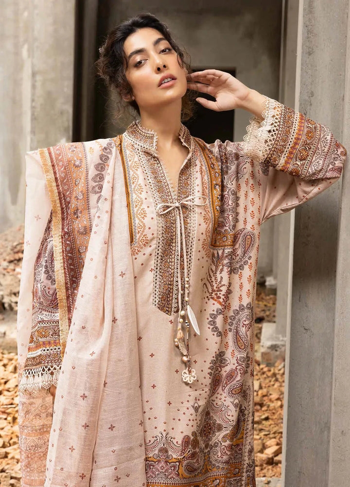 Sobia Nazir Embroidered Suits Unstitched 3 Piece SN24FE D-05 B - Fall Winter Collection
