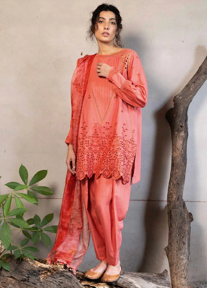 Sobia Nazir Embroidered Suits Unstitched 3 Piece SN24FE D-06 B - Fall Winter Collection