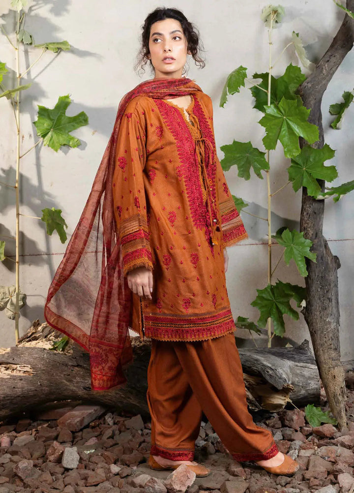 Sobia Nazir Embroidered Suits Unstitched 3 Piece SN24FE D-07 A - Fall Winter Collection