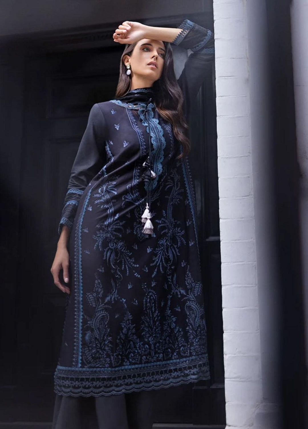 Sobia Nazir Embroidered Lawn Suits Unstitched 3 Piece SN21ML D-02 - Summer Collection