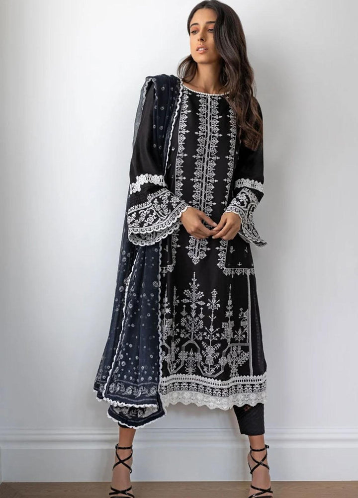 Sobia Nazir Embroidered Lawn Suits Unstitched 3 Piece SN21ML D-03 - Summer Collection