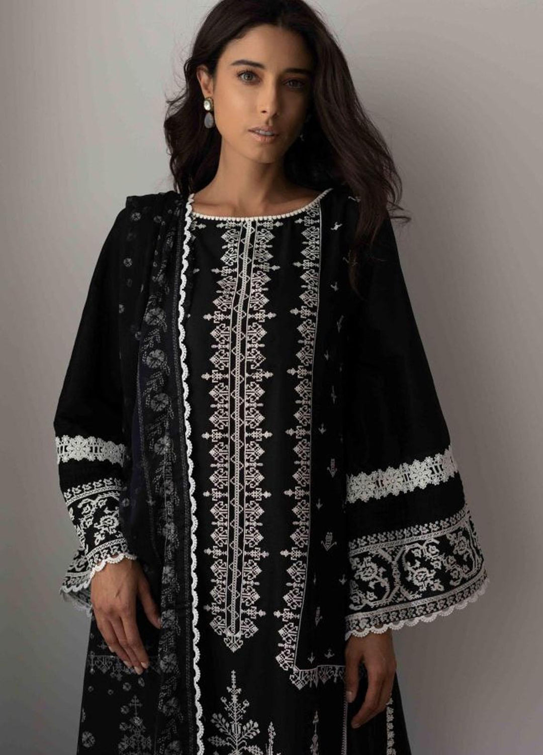 Sobia Nazir Embroidered Lawn Suits Unstitched 3 Piece SN21ML D-03 - Summer Collection