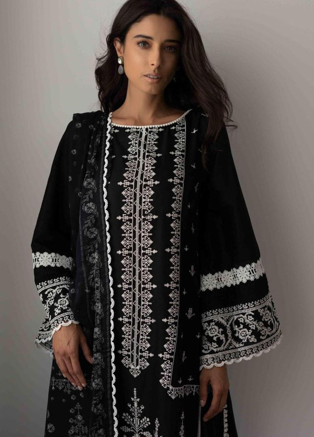 Sobia Nazir Embroidered Lawn Suits Unstitched 3 Piece SN21ML D-03 - Summer Collection