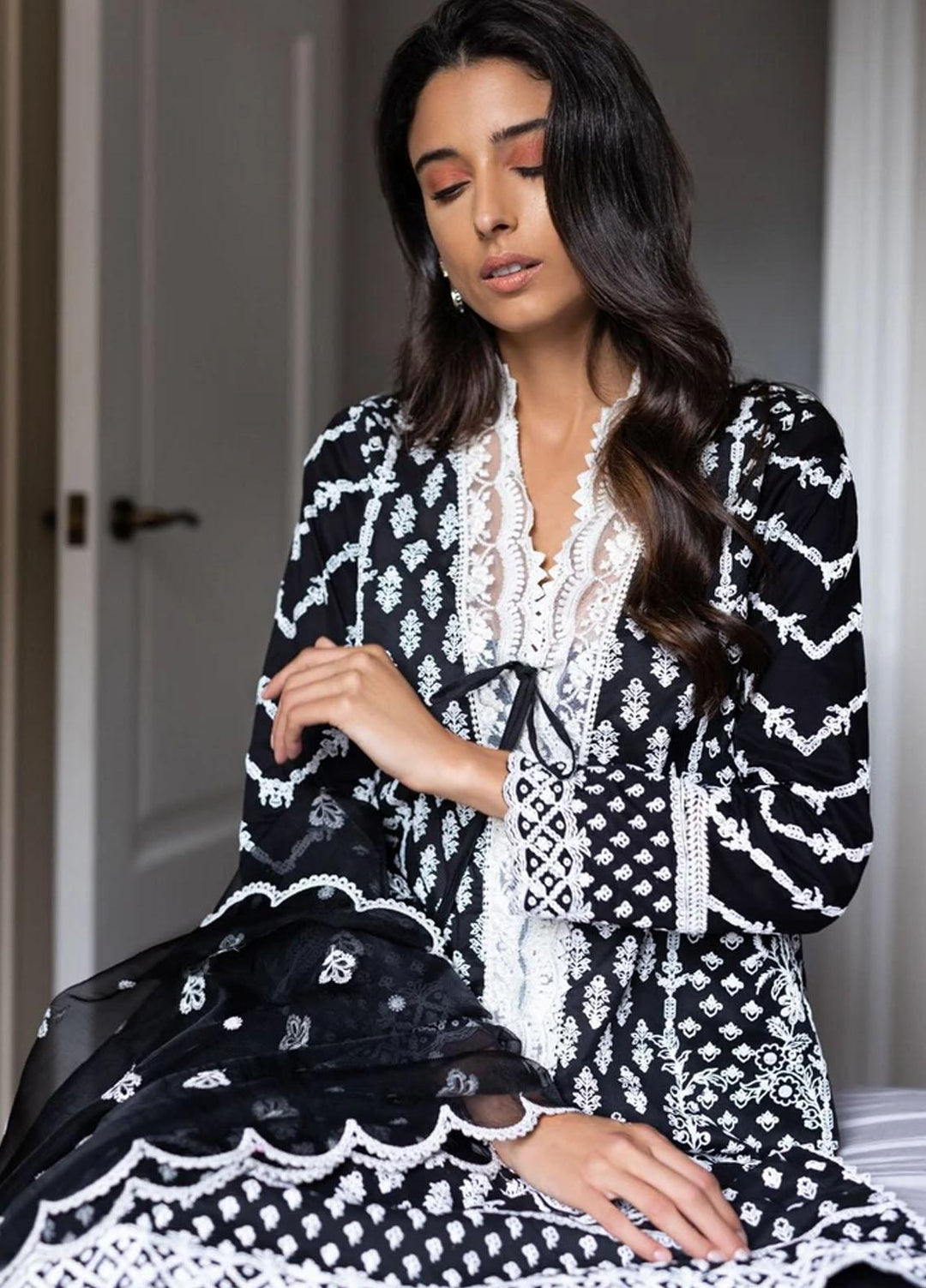 Sobia Nazir Embroidered Lawn Suits Unstitched 3 Piece SN21ML D-07 - Summer Collection