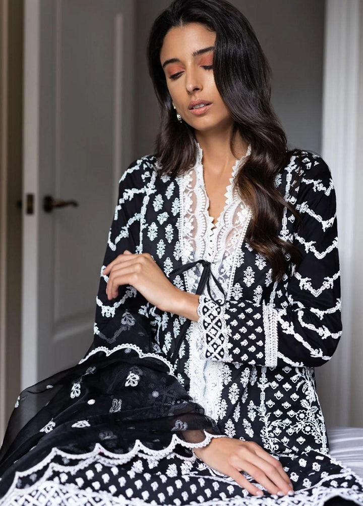 Sobia Nazir Embroidered Lawn Suits Unstitched 3 Piece SN21ML D-07 - Summer Collection