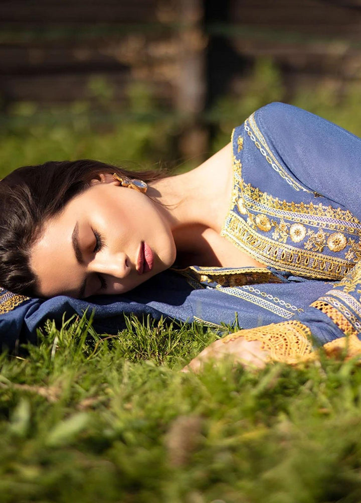 Sobia Nazir Embroidered Silk Karandi Suits Unstitched 3 Piece SN21PF D-03B - Winter Collection