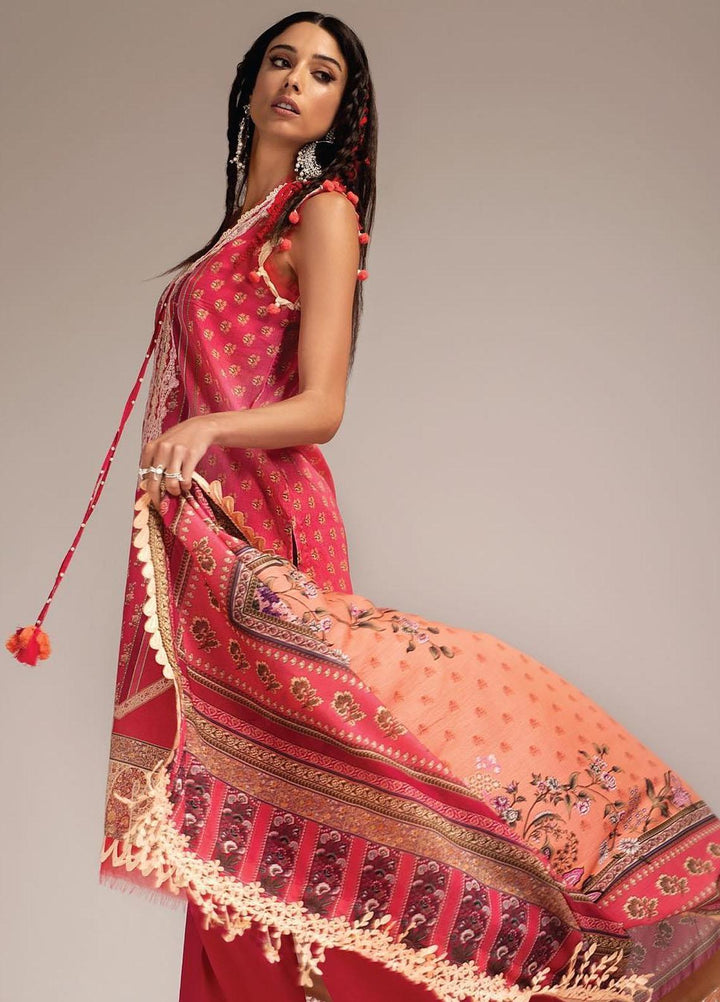 Sobia Nazir Printed Lawn Suits Unstitched 3 Piece SN22PL 1B - Summer Collection