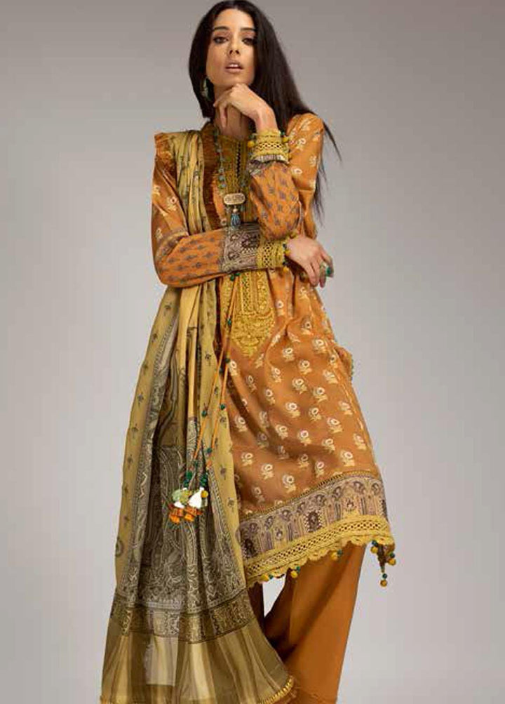Sobia Nazir Printed Lawn Suits Unstitched 3 Piece SN22PL 2A - Summer Collection