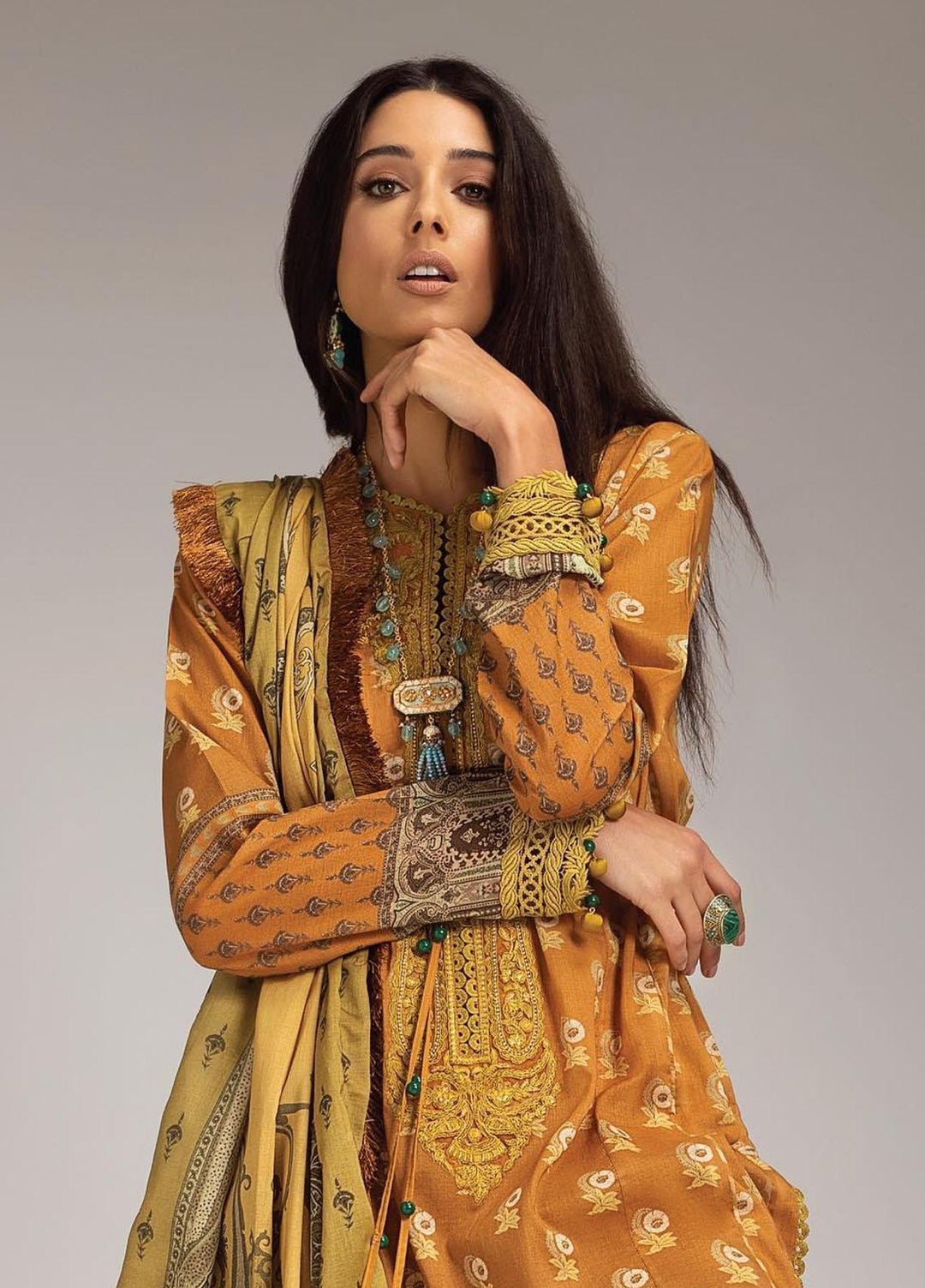 Sobia Nazir Printed Lawn Suits Unstitched 3 Piece SN22PL 2A - Summer Collection