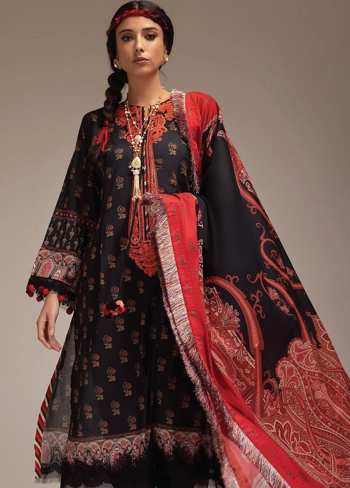 Sobia Nazir Printed Lawn Suits Unstitched 3 Piece SN22PL 2B - Summer Collection