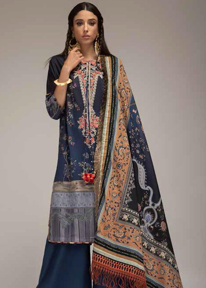 Sobia Nazir Printed Lawn Suits Unstitched 3 Piece SN22PL 4B - Summer Collection