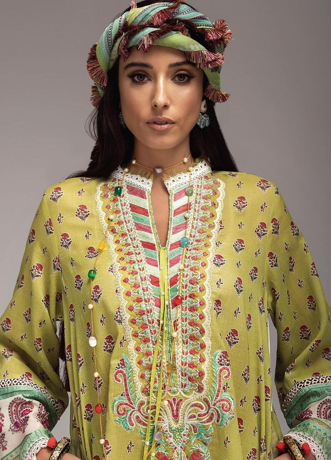 Sobia Nazir Printed Lawn Suits Unstitched 3 Piece SN22PL 7A - Summer Collection