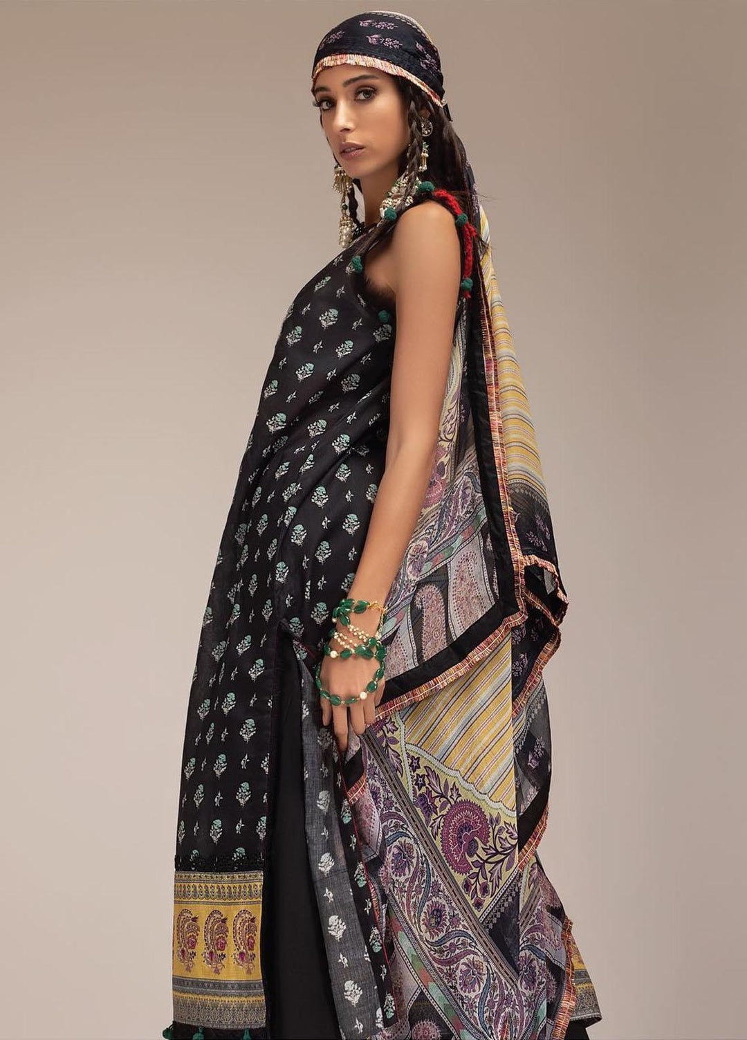 Sobia Nazir Printed Lawn Suits Unstitched 3 Piece SN22PL 7B - Summer Collection